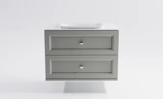 Тумба с раковиной Astra-Form Классик 4631177714429 100 см серый матовый