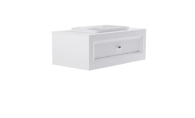Тумба с раковиной Astra-Form Классик 4631177715655 100 см белый матовый