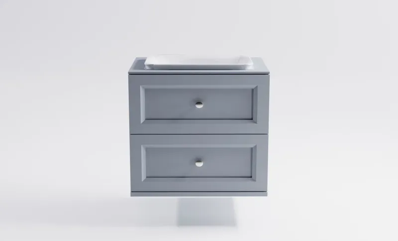 Тумба с раковиной Astra-Form Классик 4631177715679 70 см голубой матовый