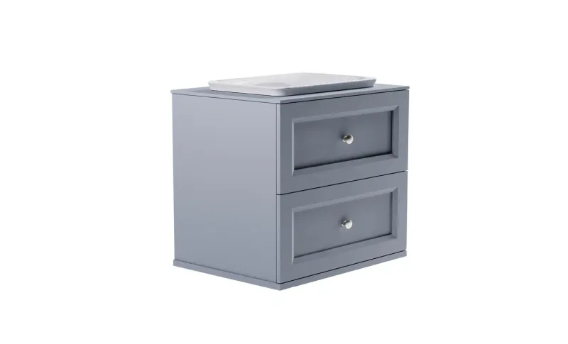 Тумба с раковиной Astra-Form Классик 4631177715679 70 см голубой матовый