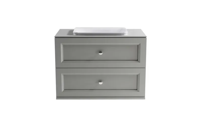 Тумба с раковиной Astra-Form Классик 4631177715860 100 см серый матовый