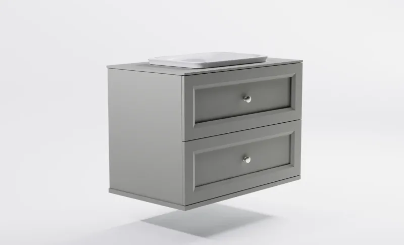 Тумба с раковиной Astra-Form Классик 4631177715860 100 см серый матовый