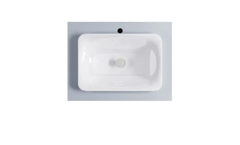 Тумба с раковиной Astra-Form Классик 4631177715495 80 см голубой матовый