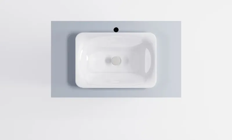 Тумба с раковиной Astra-Form Классик 4631177715792 90 см голубой матовый