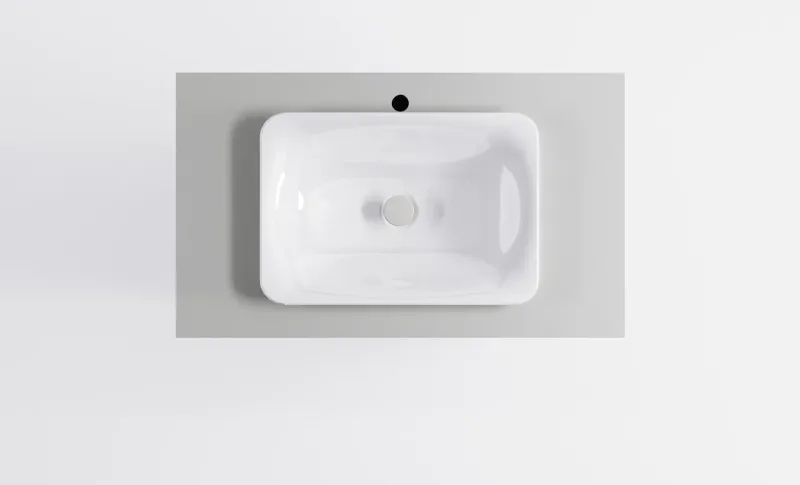 Тумба с раковиной Astra-Form Классик 4631177715808 90 см серый матовый