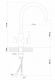 Смеситель для кухни Florentina Клио с подключением под фильтр нержавеющая сталь