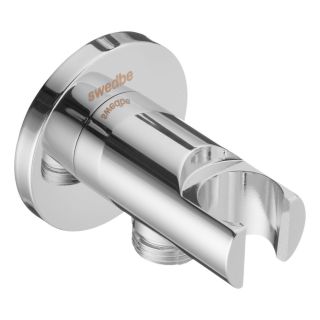 Шланговое подсоединение Swedbe Platta 5505 с держателем хром