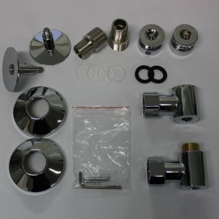 Водяной полотенцесушитель Тругор Аспект НП 2 П с полкой 80x50см хром Аспект2/нп8050П