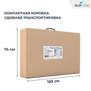 Душевая перегородка RGW WA-09B 06100910-14 100 см чёрный