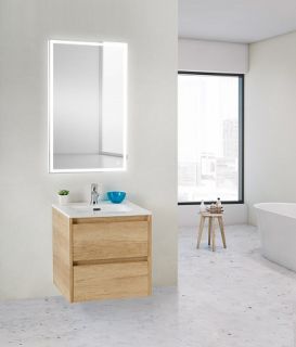Тумба под раковину BelBagno подвесная 60x50см Rovere Nebrasca Nature KRAFT 39-600/390-2C-SO-RNN