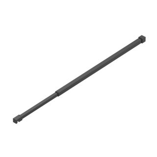 Душевая перегородка BelBagno KRAFT-L-1-80-C-NERO черный