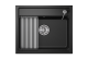 Мойка кухонная Granula Kitchen Space 6003, ЧЁРНЫЙ