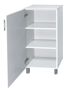 Напольная тумба для ванной Misty Купер 50см левая белый