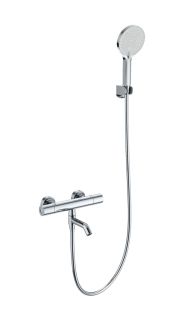 Смеситель для ванны с душем Wonzon & Woghand INN 1 WW-B3013-A1-CR с термостатом хром