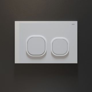 Клавиша смыва IDDIS Uniglass 001 UNG01GWi77 белый