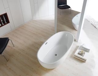 Акриловая ванна Azario LEEDS LEE17085 свободностоящая  1685х840х580