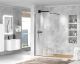 Душевая перегородка CEZARES LIBERTA-L-1-105-120-C-NERO кронштейн 120см