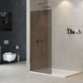 Душевая перегородка CEZARES LIBERTA-L-1-TB-80-BR-NERO