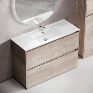 Тумба напольная под раковину Sancos Libra Floor LB120F-1EG 120 см дуб галифакс натуральный