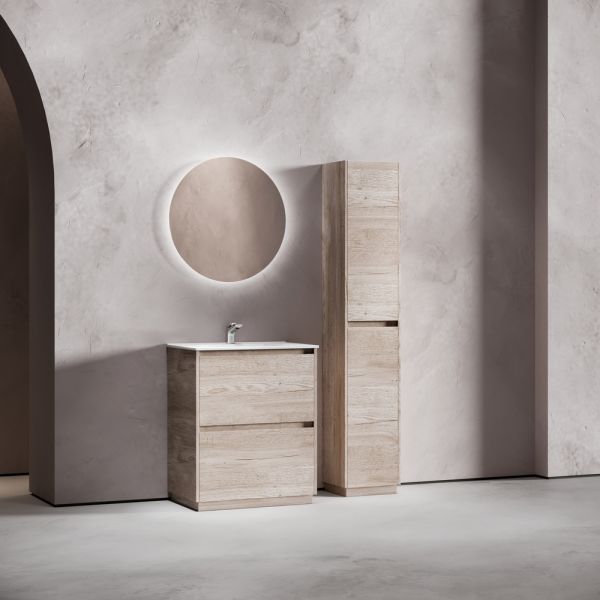 Тумба напольная под раковину Sancos Libra Floor LB70FEG 70 см дуб галифакс натуральный