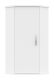 Подвесной шкаф Misty Лилия 34см угловой универсальный белый