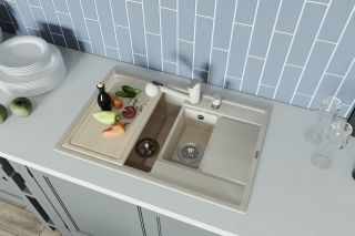 Кухонная мойка Florentina Липси 780К песочный