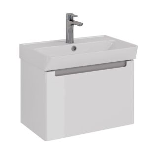 Тумба под раковину Lemark Buno mini LM05BM60T 60 см белый глянец