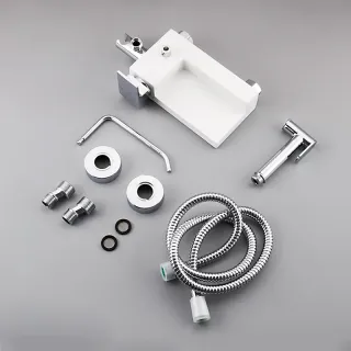 Гигиенический душ со смесителем и бумагодержателем Gappo G7296 хром