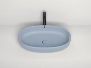 Накладная раковина Salini Luce S-Stone 110721MRF 69см RAL полностью