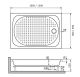 Поддон для душа RGW LUX/TN 800х1000х220