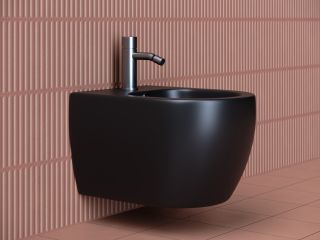 Биде подвесное Ceramica Nova Play CN3002MB чёрный матовый