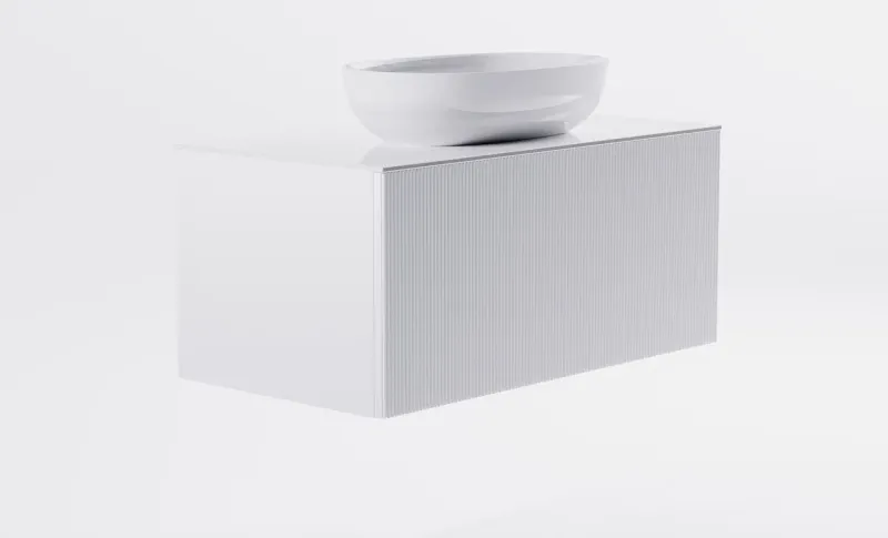 Тумба с раковиной Astra-Form М-40 4631177713651 90 см белый матовый