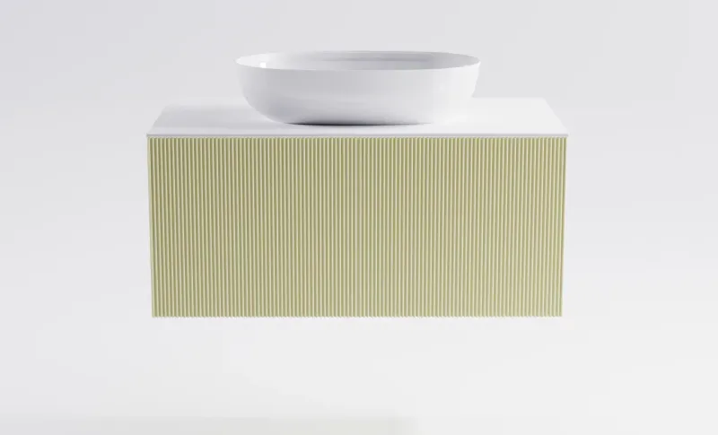 Тумба с раковиной Astra-Form М-40 4631177713293 100 см бежевый матовый