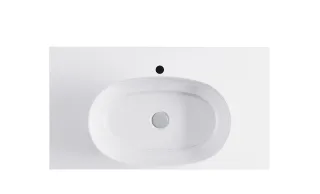 Тумба с раковиной Astra-Form М-40 4631177714931 100 см белый матовый