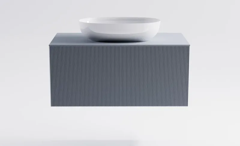 Тумба с раковиной Astra-Form М-40 4631177714900 100 см голубой матовый