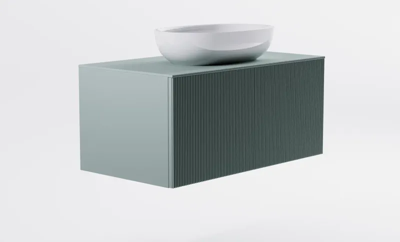 Тумба с раковиной Astra-Form М-40 4631177714894 100 см зелёный матовый