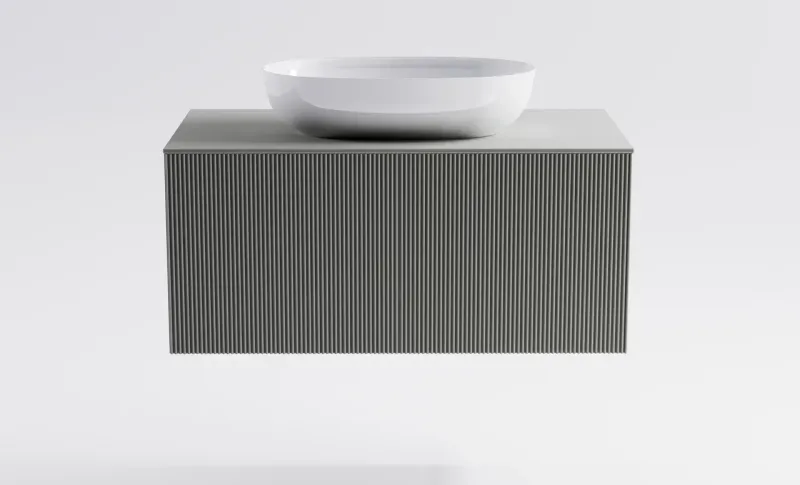 Тумба с раковиной Astra-Form М-40 4631177714887 100 см серый матовый