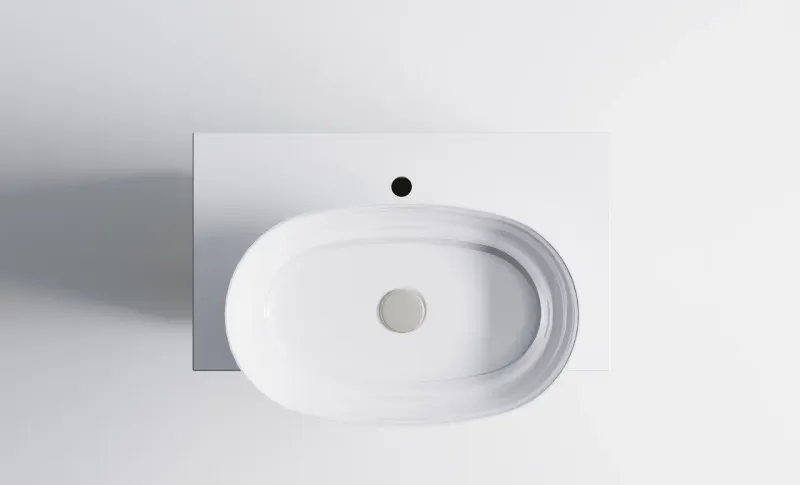 Тумба с раковиной Astra-Form М-40 Slim 4631177714535 80 см голубой матовый