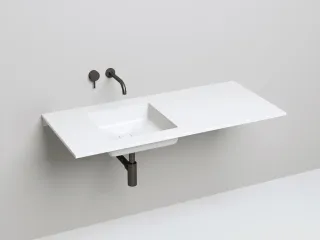 Встраиваемая раковина Salini Marea 07 S-Stone 1802207M 42см белый матовый