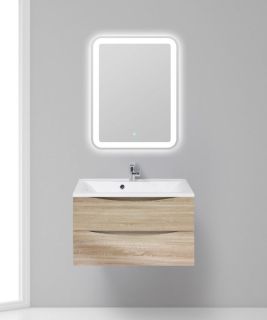 Тумба под раковину BelBagno подвесная 80x53см Rovere Bianco MARINO-800-2C-SO-WO-P