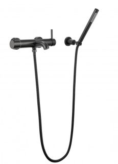 Смеситель для ванны с душем Milacio MCU MCU.350.MB чёрный матовый