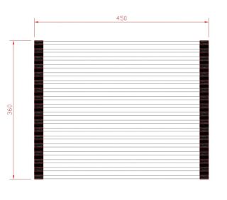 Ролл-мат для кухонной мойки Milacio Ultra MCU.4533.GD брашированное золото