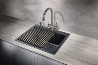 Ролл-мат для кухонной мойки Milacio Ultra MCU.4536.GM воронёная сталь