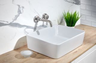 Встраиваемый смеситель для раковины Milacio Ultra MCU.552.SS нержавеющая сталь