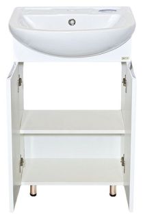Напольная тумба под раковину Misty Лаванда 50см белый