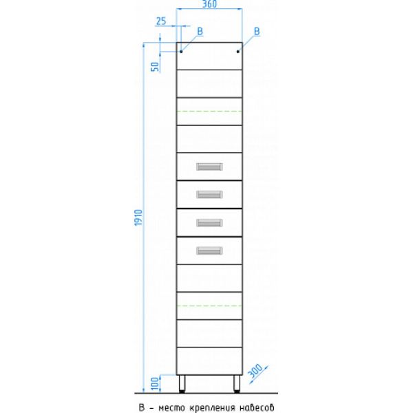 Колонна Style Line Ирис 36 ЛС-00000195