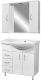 Тумба под раковину Stella Polar Концепт 80см белый SP-00000129