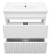 Напольная тумба под раковину Misty Мира 80см белый