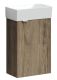 Подвесная тумба под раковину Sancos Mini MN35ECHR правая 35см дуб чарльстон