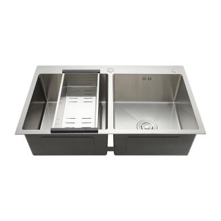 Мойка для кухни с коландером Gappo GS8350 сатин